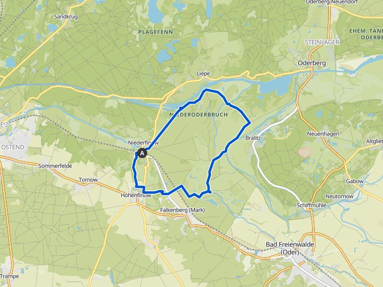 Finowkanal, NSG Niederoderbruch, Freienwalder Landgraben & Gutspark